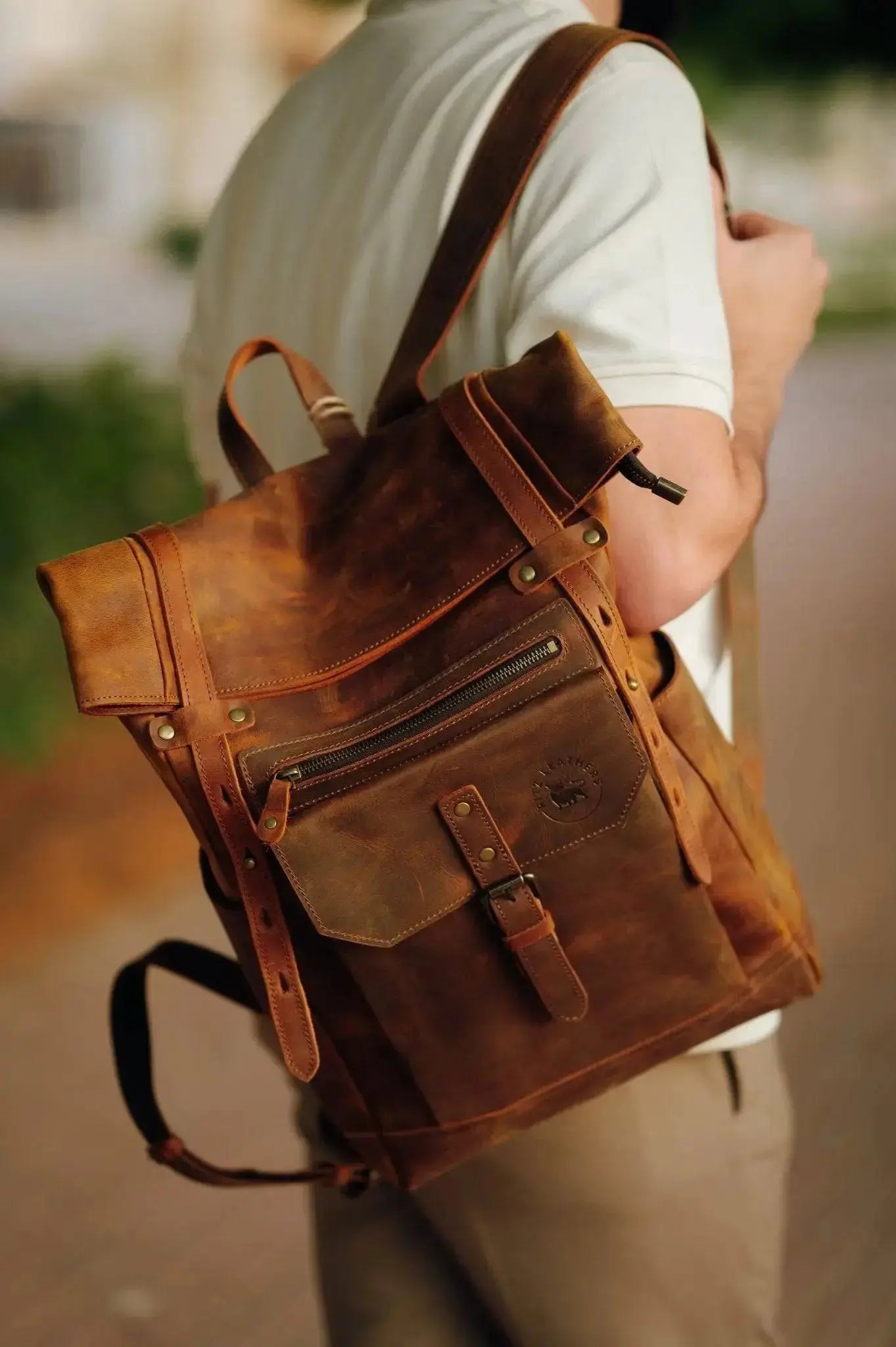 The Adventurer Backpack - Ritz Leathers