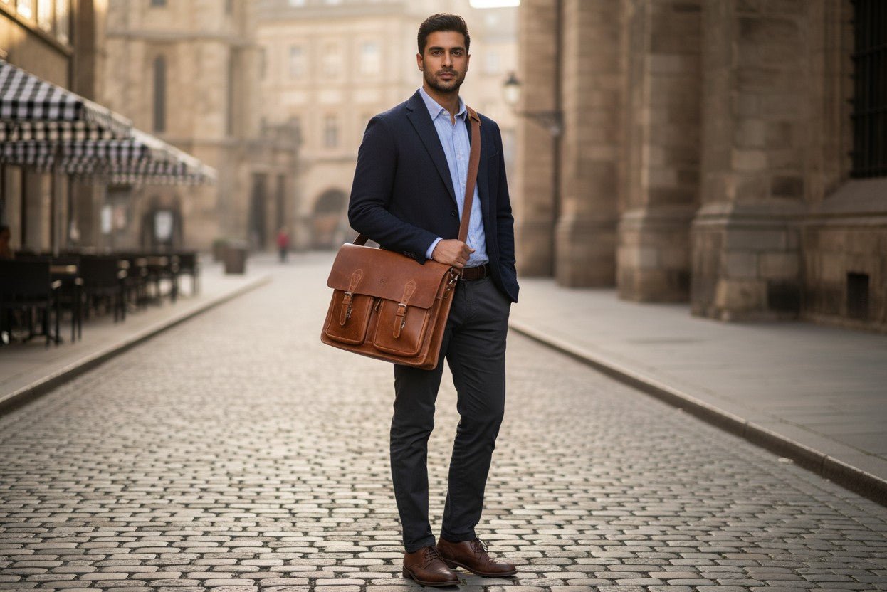 The Business Briefcase - Ritz Leathers