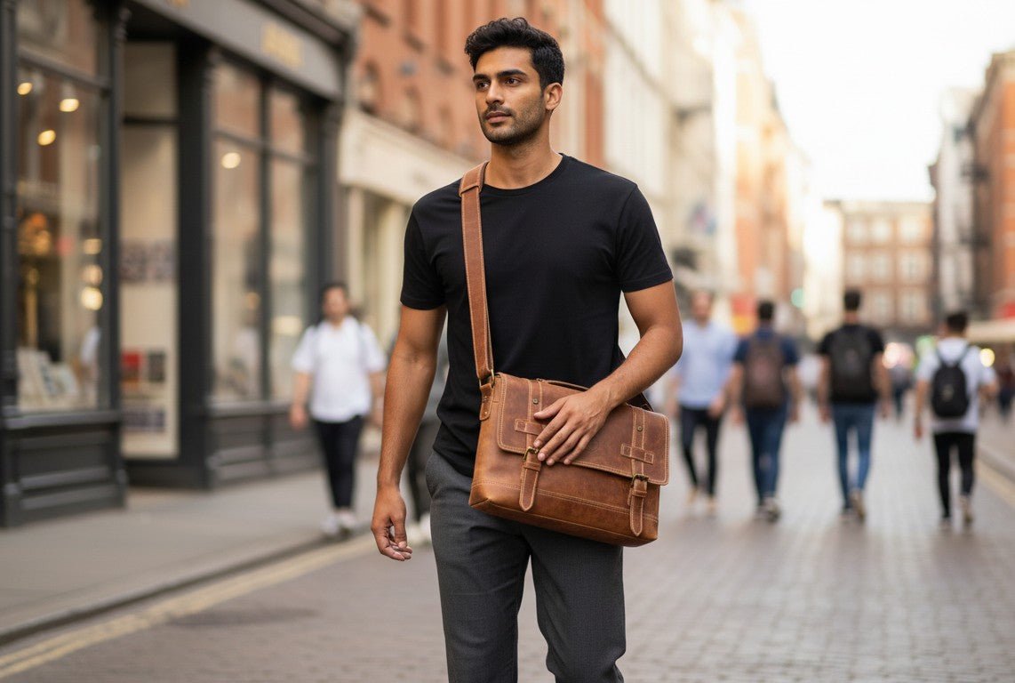The Messenger Bag - Ritz Leathers