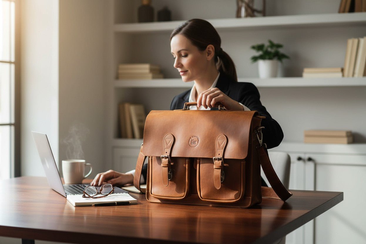 The Business Briefcase - Ritz Leathers