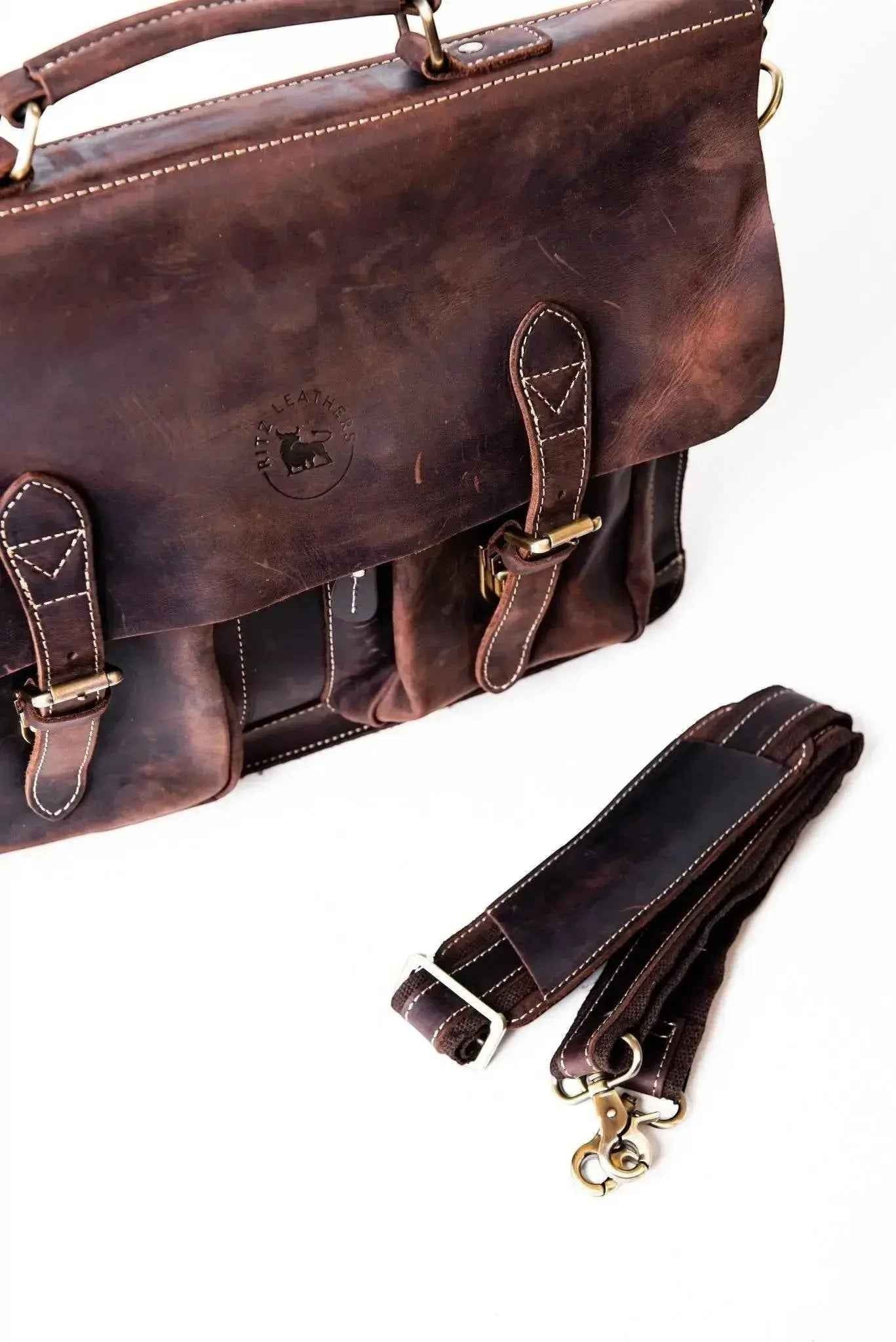 The Business Briefcase - Ritz Leathers